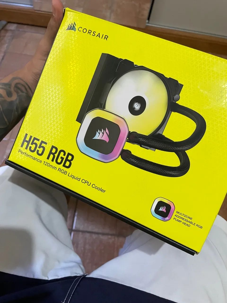 Water cooler Corsair icue H55 RGB, 120mm