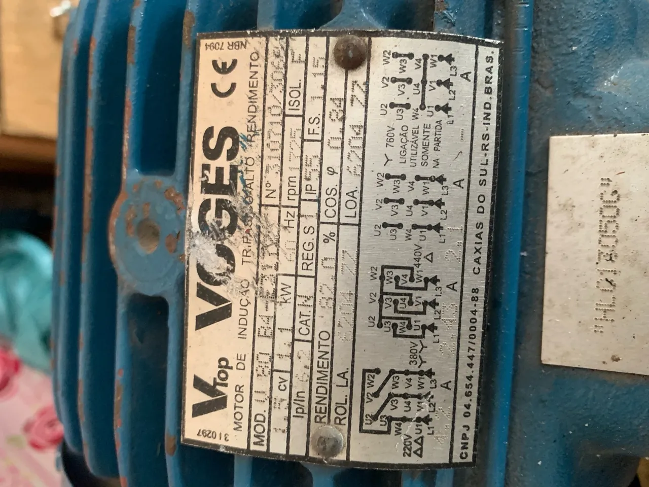 Motor Elétrico Voges