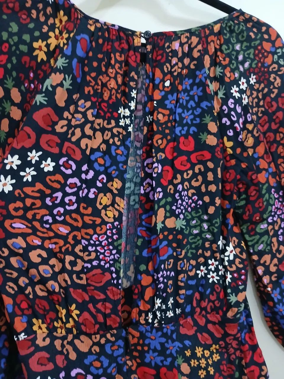 Vestido Estampado Floral com Manga 3/4 - Foto 3