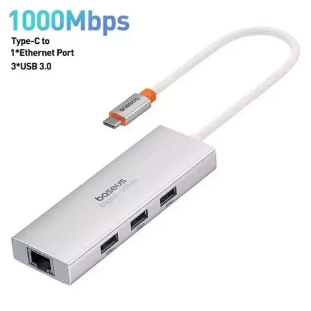 HUB USB Tipo C Baseus (Compatível com Macbook, Windows, Ipad e Android) - Novo! - Foto 3