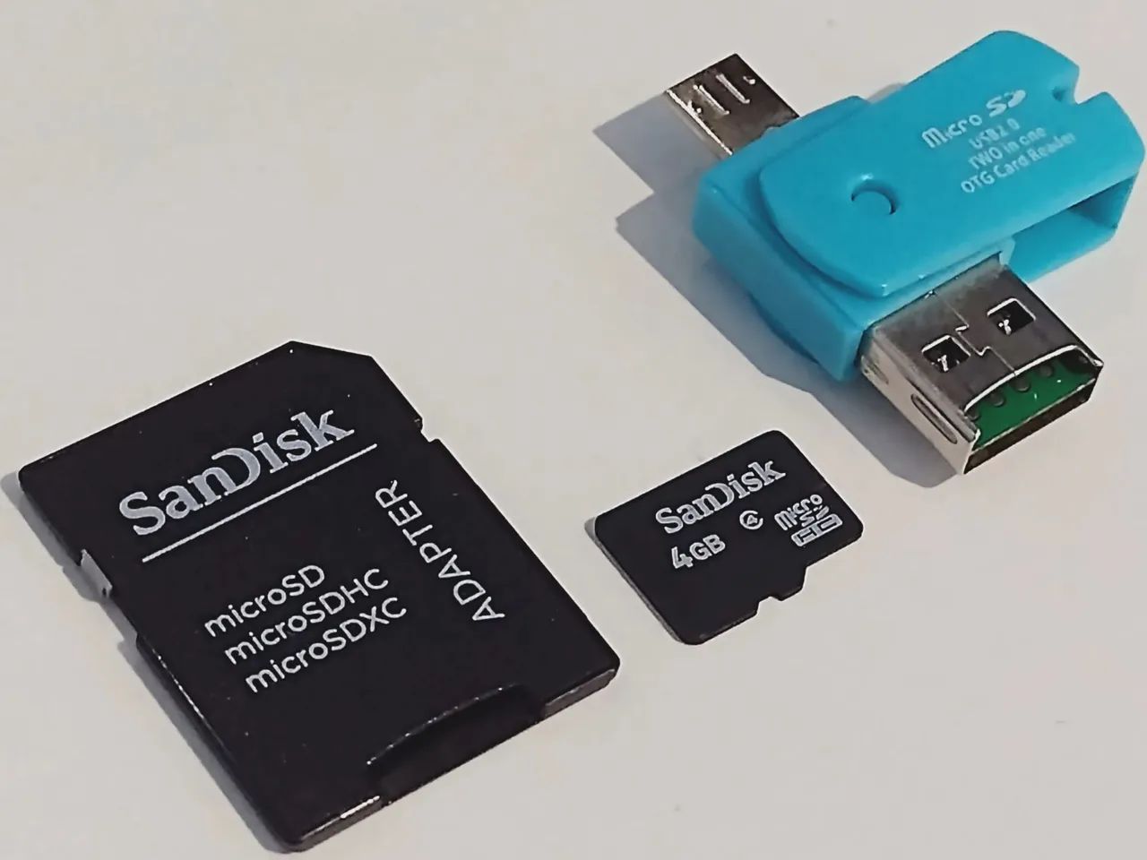 Cartão SD 4gb + adpatdor  - Foto 2