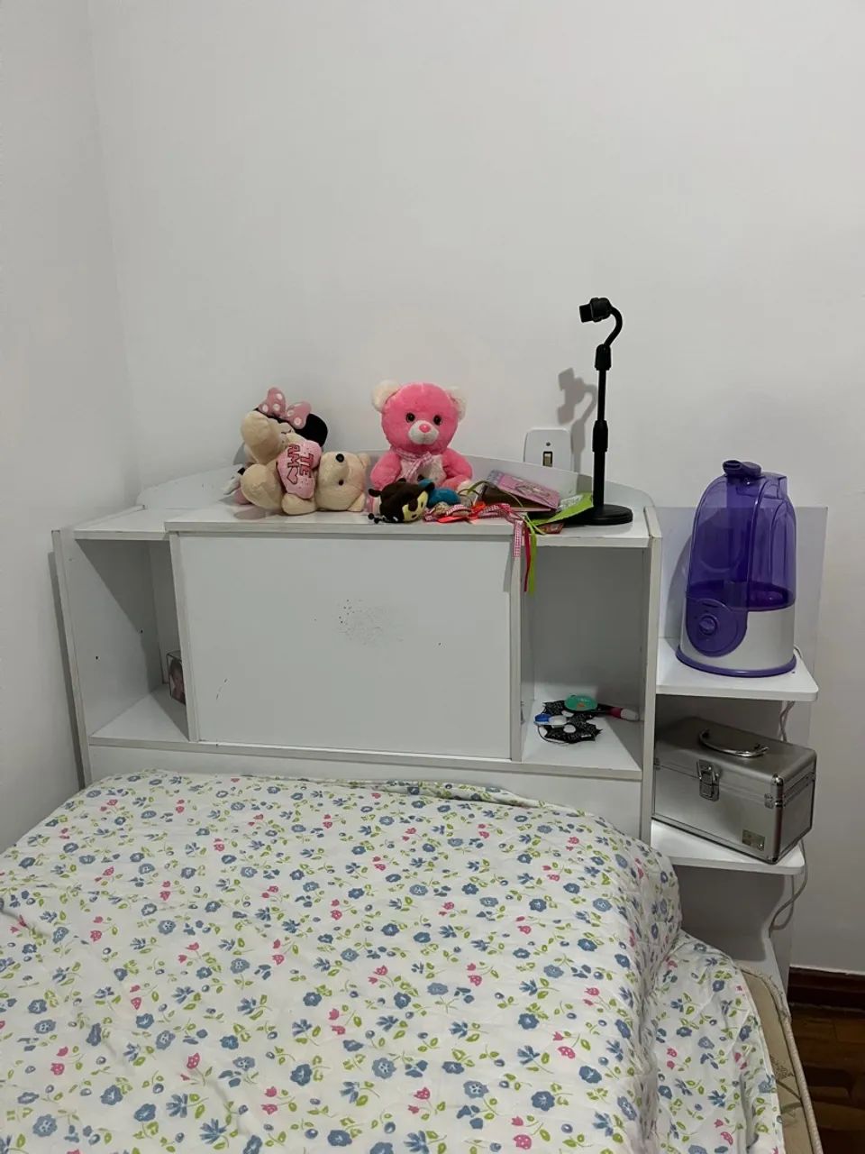 Cama Solteiro com gaveteiro e colchão por baixo  - Foto 2