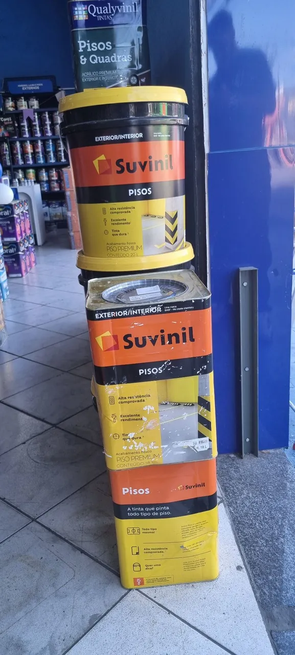 Tintas Suvinil para Pisos e Quadras - Diversas Cores