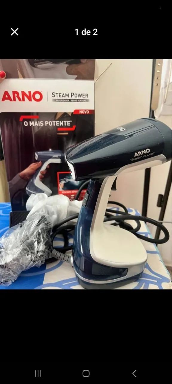 Passador de Roupa a Vapor Arno Steam Power - Novo