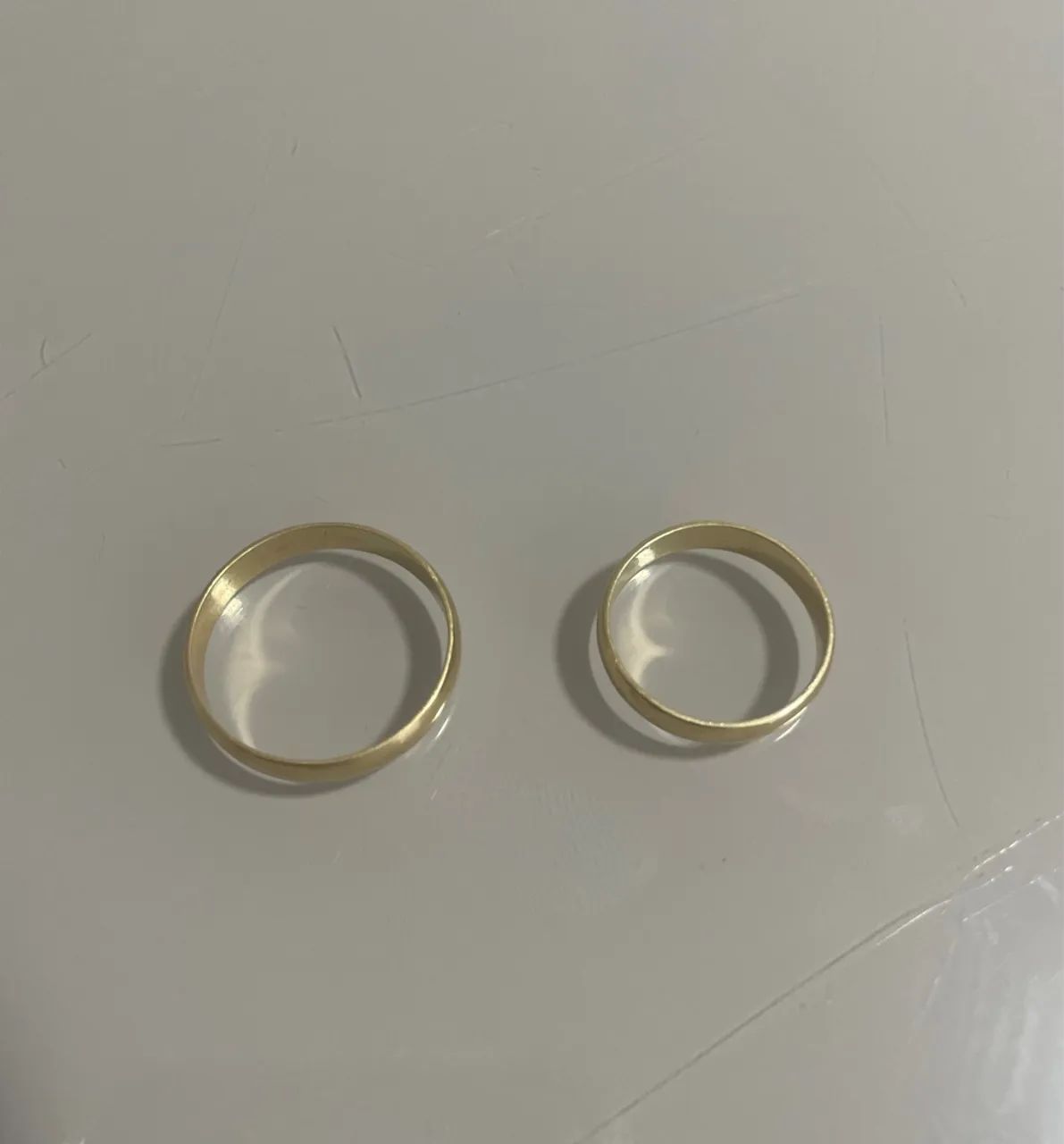 Alianças de Ouro 18 K - Foto 2