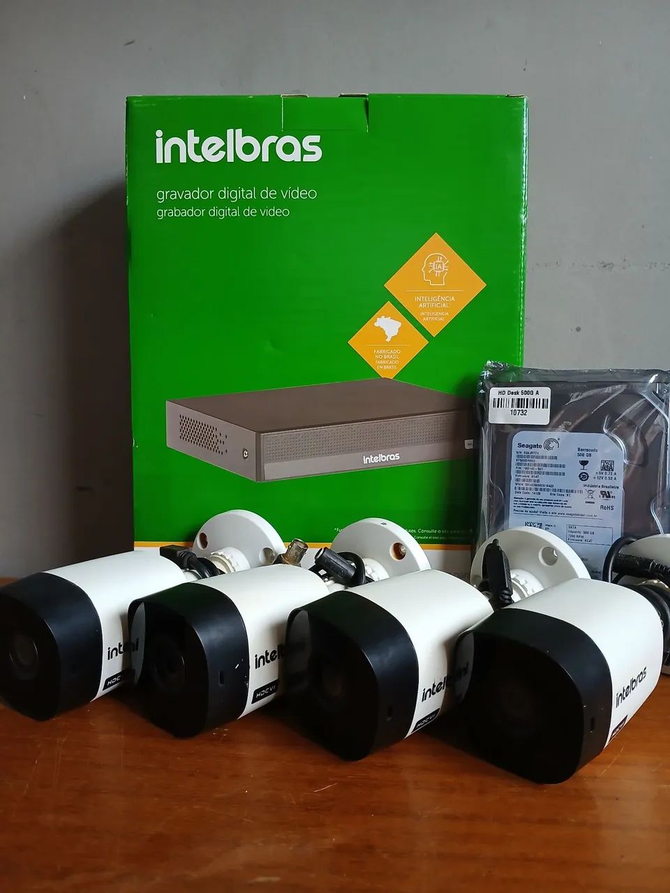 Kit Intelbras com 4 cameras  - Foto 2