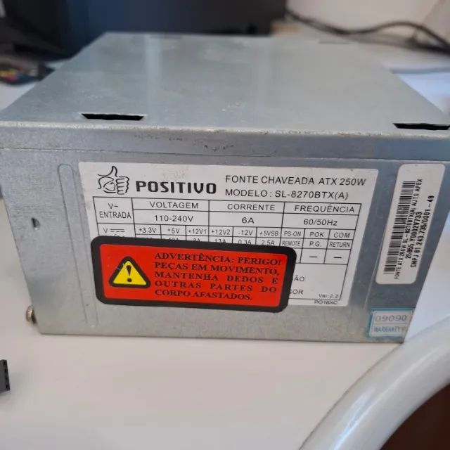 Fonte Chaveada ATX 250W Positivo