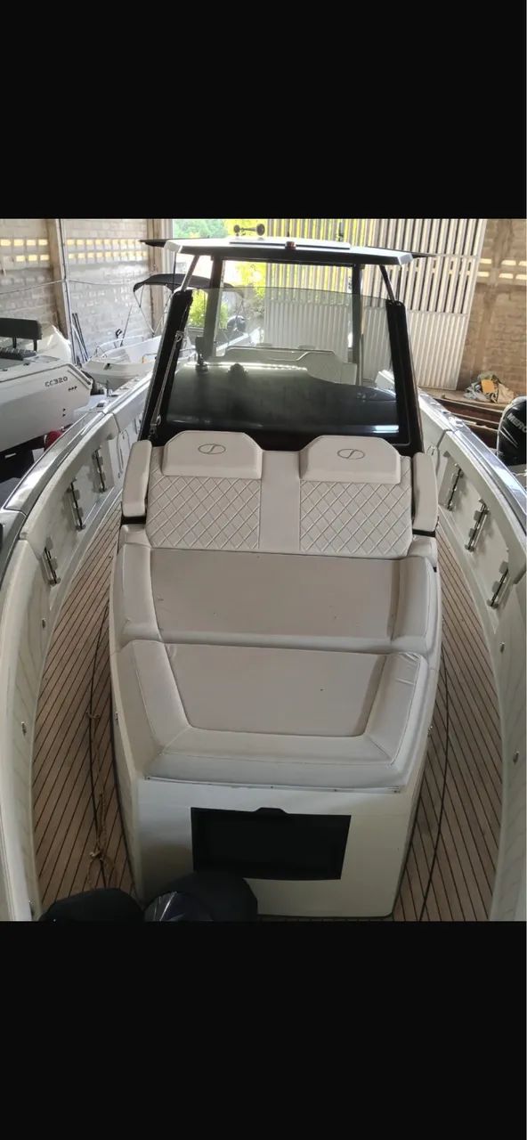 VENDO LANCHA SCHAEFER V33 COM APENAS 130 HORAS - Foto 5