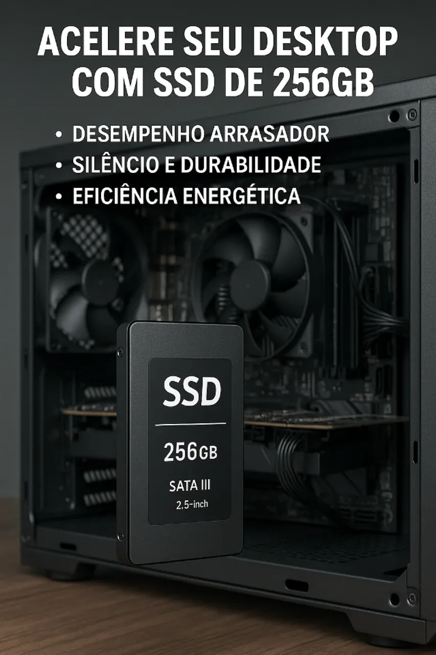 [Novo] Acelere Seu Computador com o SSD de 256 GB SATA III