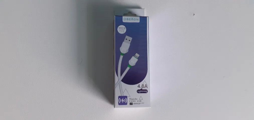 Cabo de dados 4.8A - lightning p/ USB - OBERON