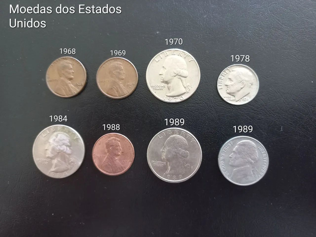 Moedas dos Estados Unidos - Coleção