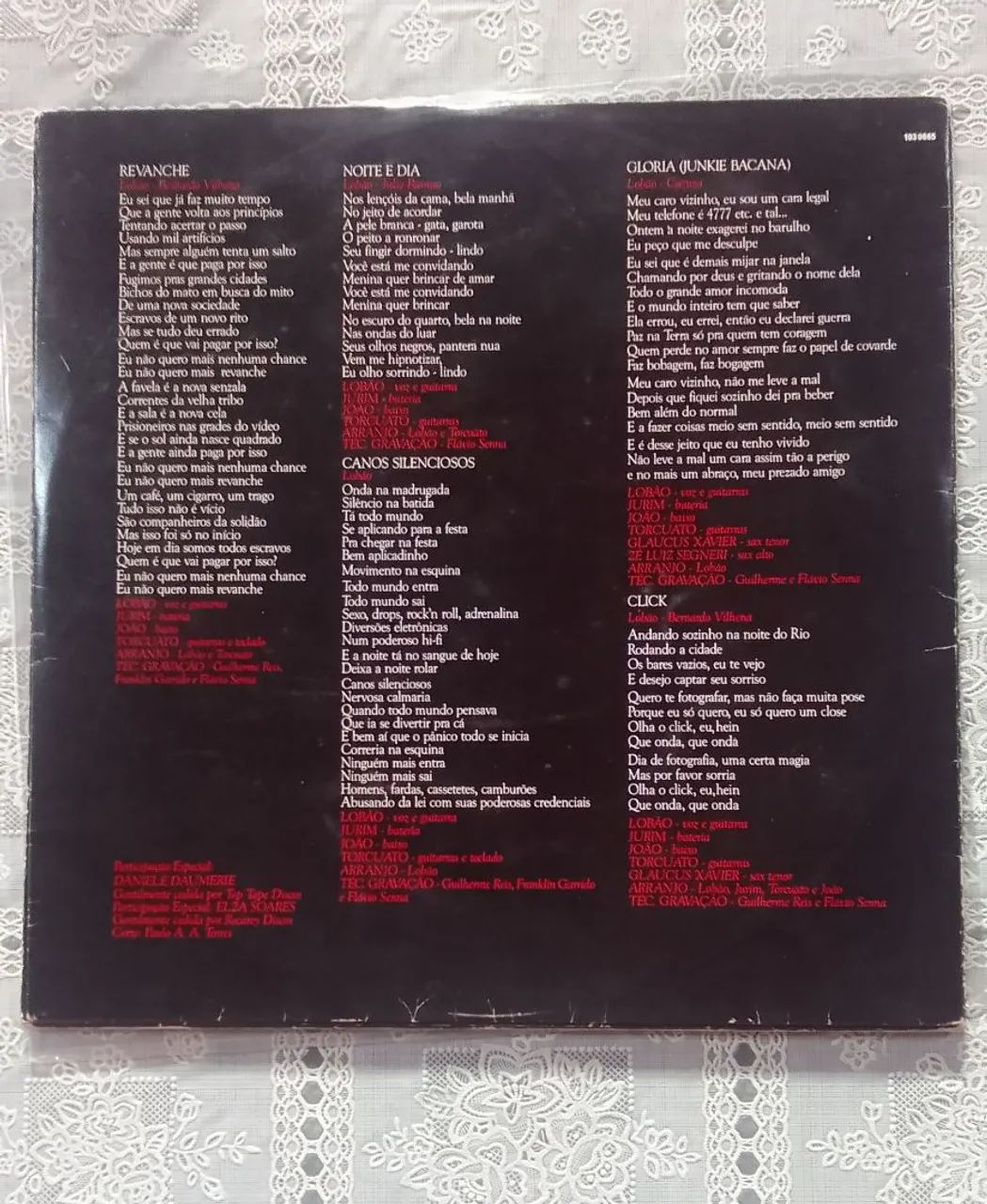 LP Lobão - O rock errou (1986) - Foto 3