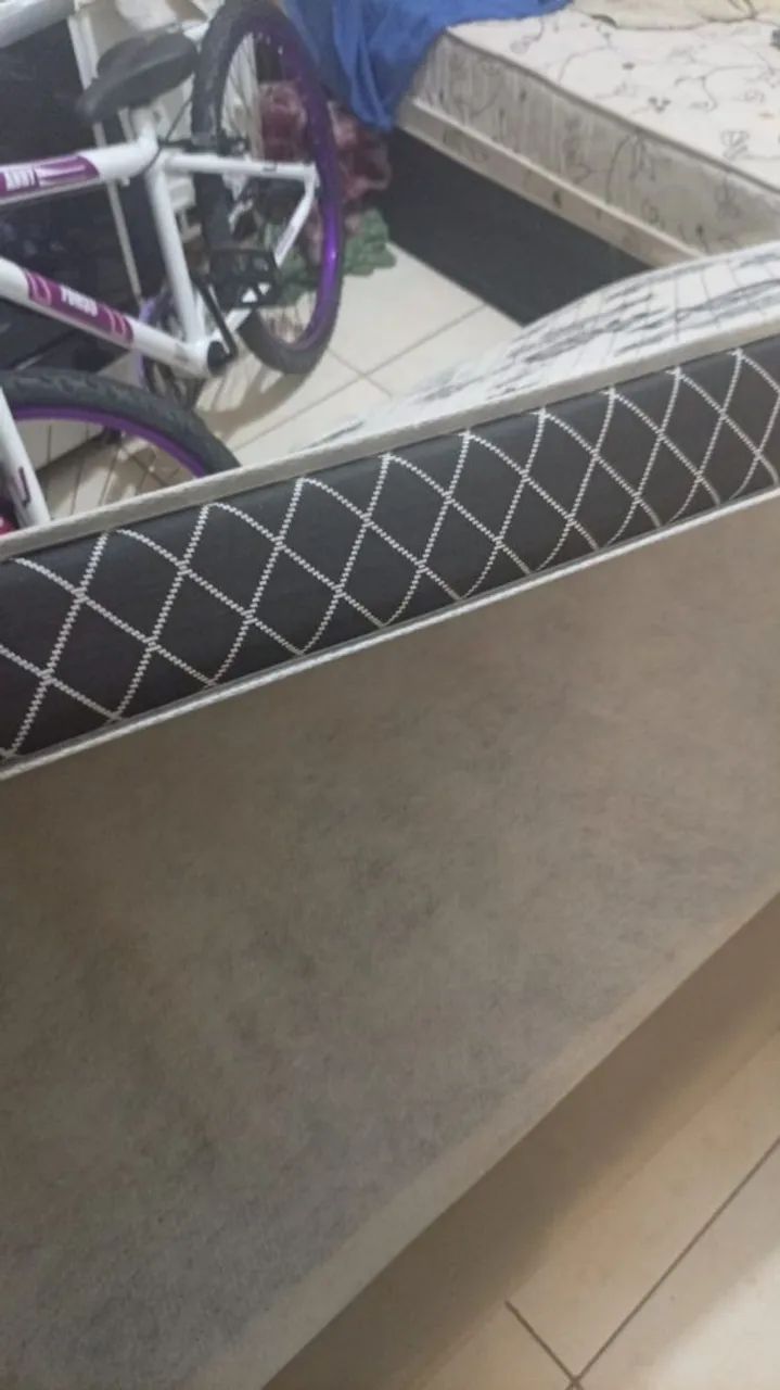 Cama boxe solteiro com colchao  - Foto 4