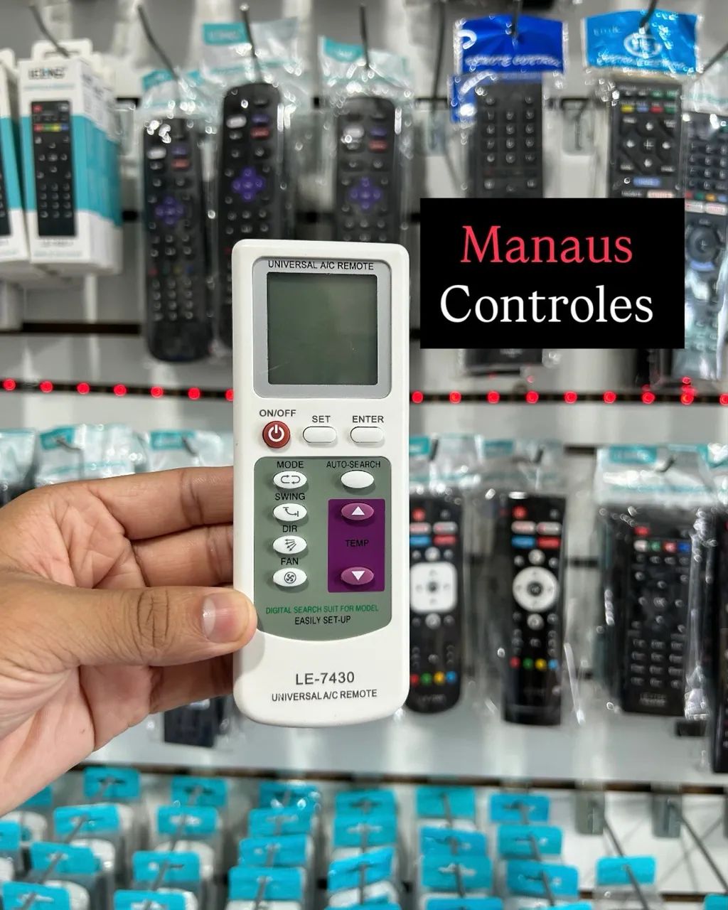 Controle Universal para Ar condicionado Split 