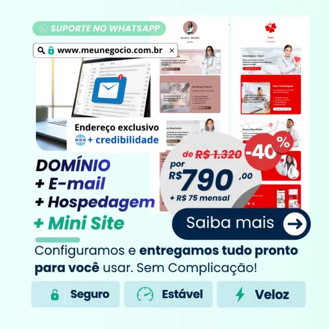 Domínio, E-mail, Site, Google Meu Negócio e Google e Meta Ads - Foto 3