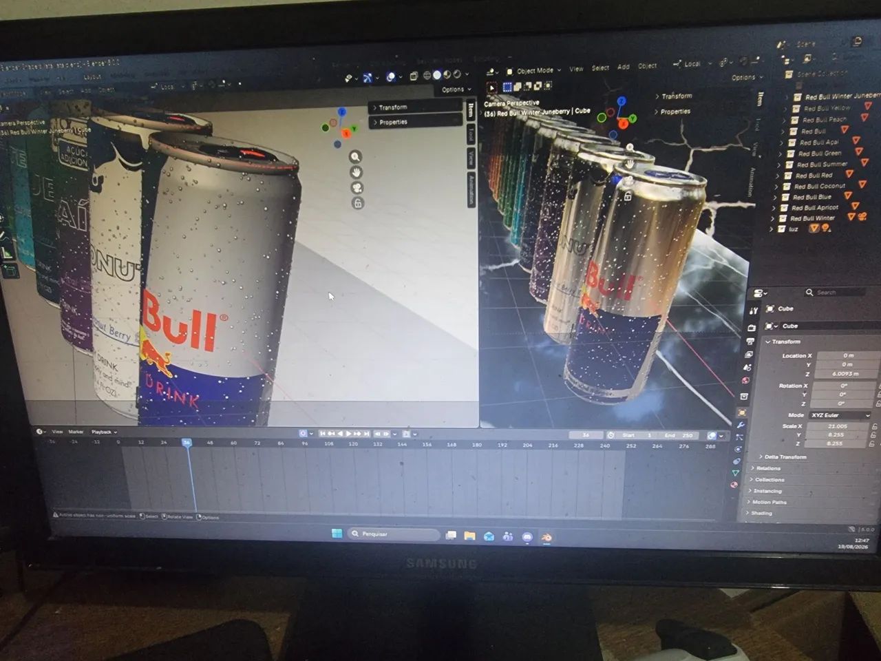 Dois monitores 280hz e 70hz - Foto 2