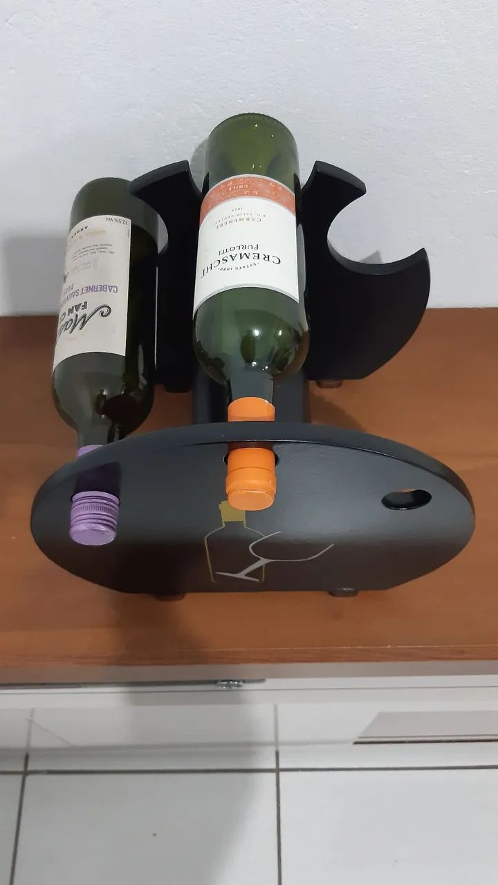 Porta garrafas de vinho. - Foto 4