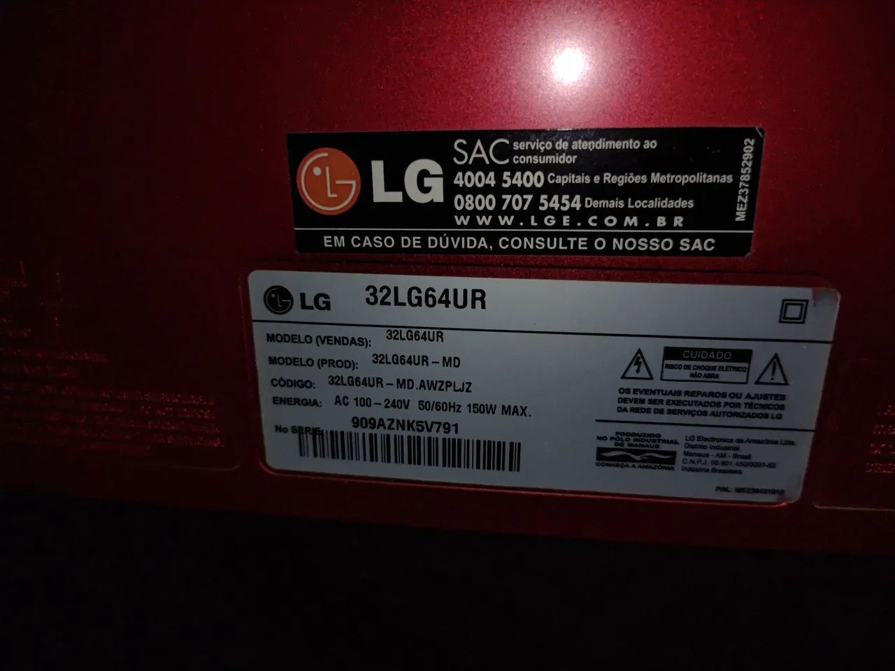TV LG USADA COM ENTRADA HDMI - Foto 4