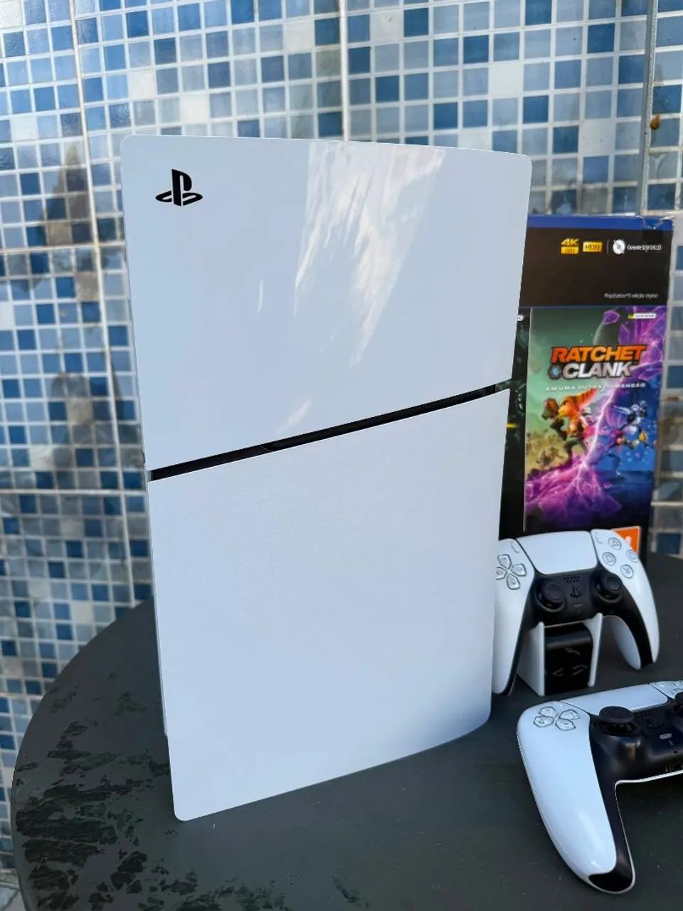 Ps5 Slim Digital 1Tb com 2 controles - Foto 4