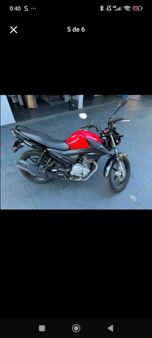 Moto factor 125 vermelho  - Foto 2