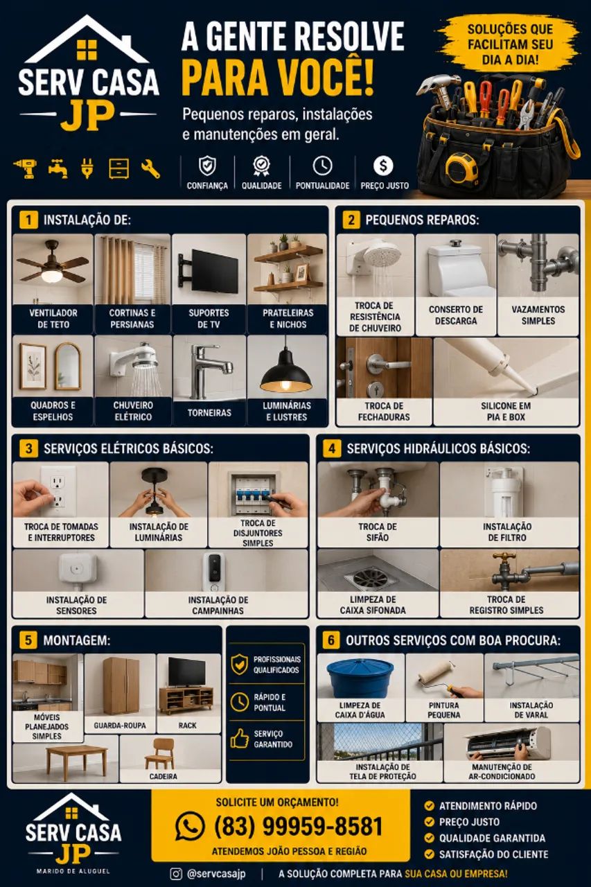 Faz-Tudo - Reparos e Instalações em Geral - Foto 4