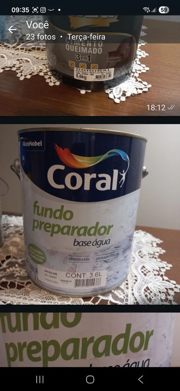 TINTAS NOVAS DE MARCAS COMO SUVINIL E CORAL. 50% DE DESCONTO - Foto 3