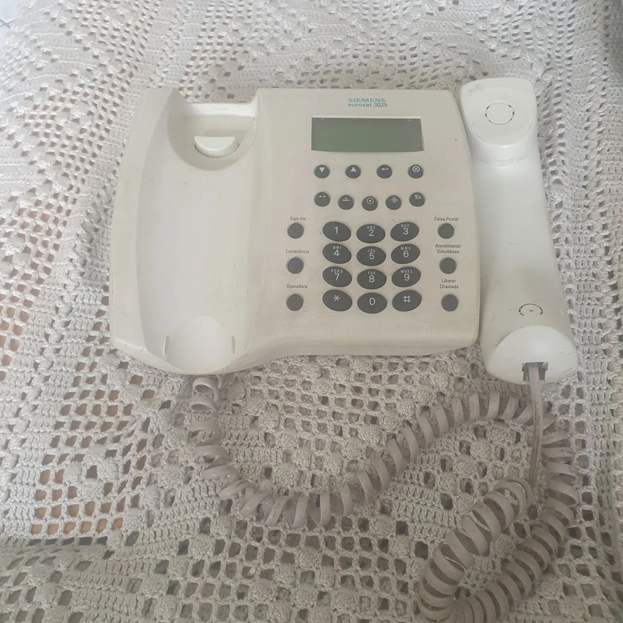 Telefone antigo retrô. Siemens europeu 3025.  - Foto 2