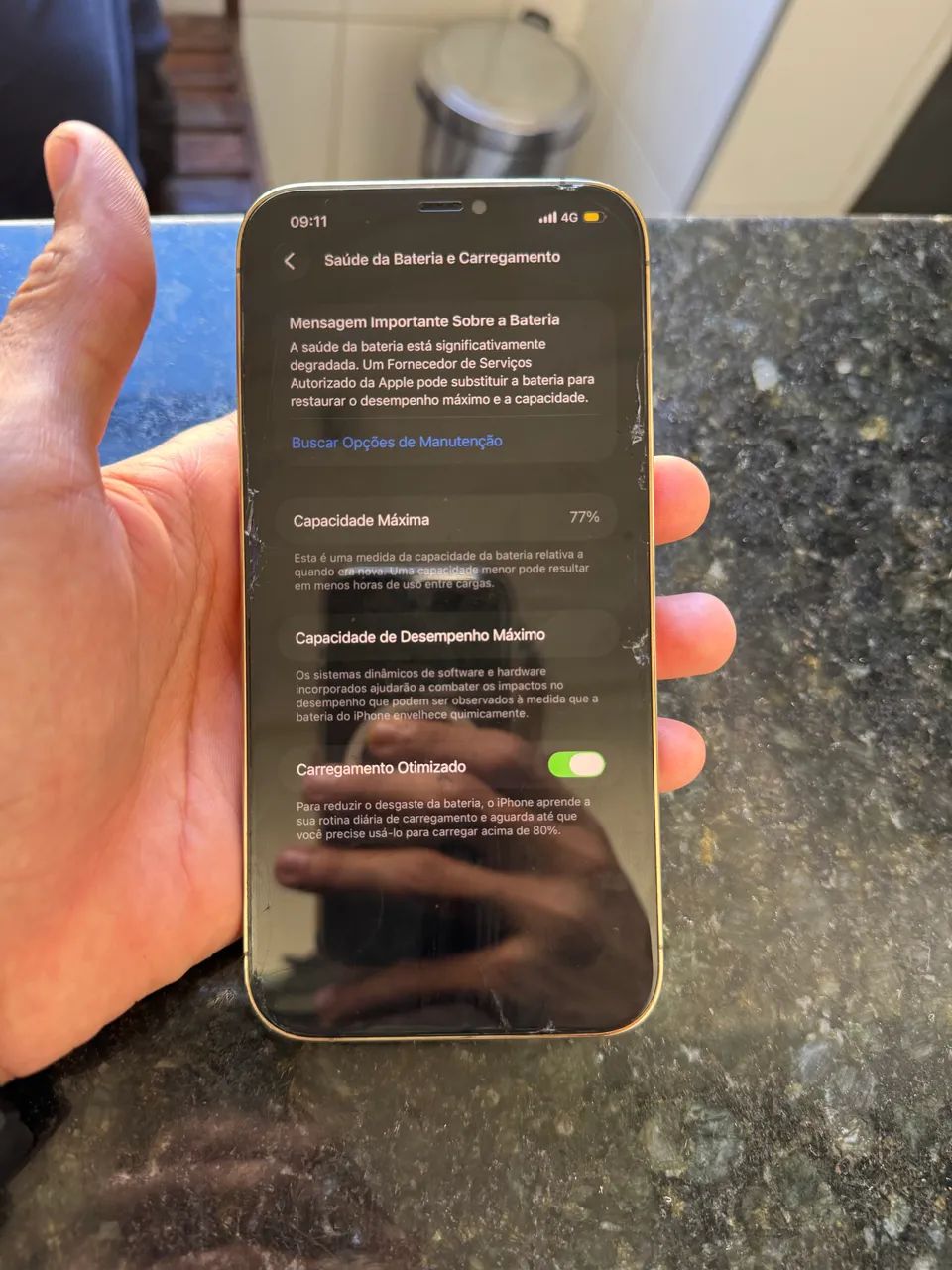 IPhone 12 Pro Max dourado - Foto 3
