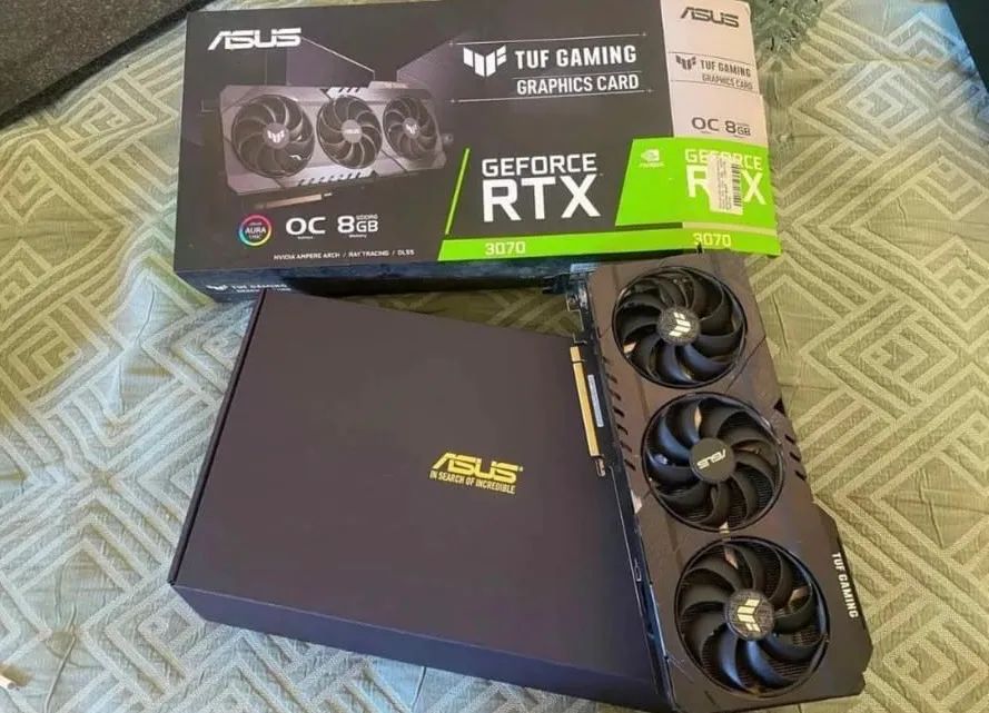 ASUS TUF GAMING RTX 3070 Ti 8GB OC ? 3 FANS | IMPECÁVEL - Placas