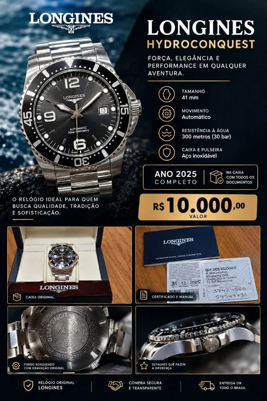 Relógio Longines 