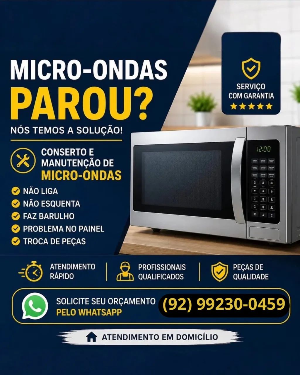 Microondas a domicílio 