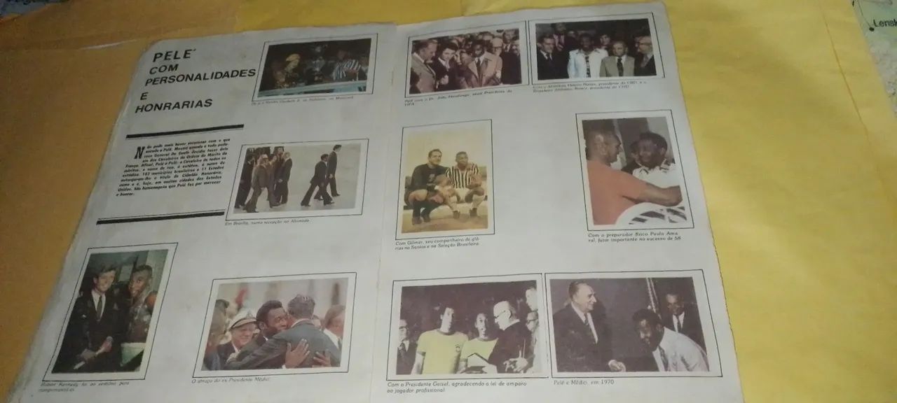 Álbum de figurinhas Glórias e Troféus de Pelé  - Foto 5