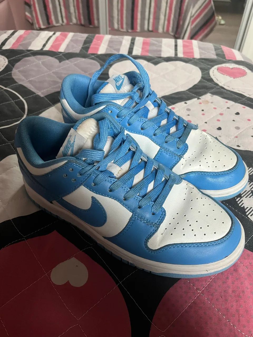 Nike Dunk Low ? Azul e Branco - Foto 3
