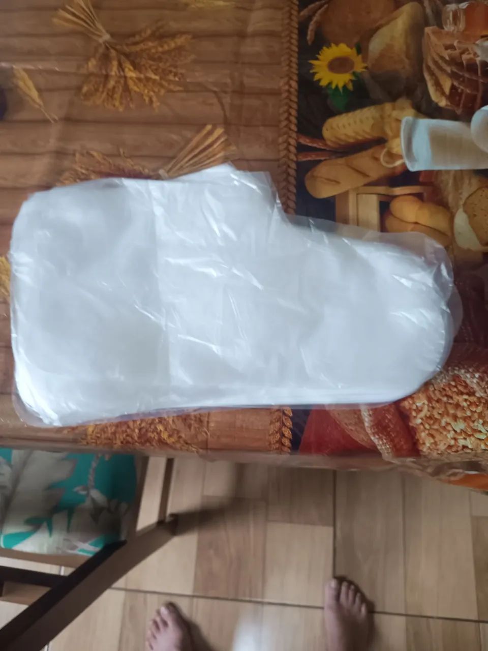 Kit 80 Botas Plásticas Descartáveis Transparente, 100% Polietileno - Foto 5