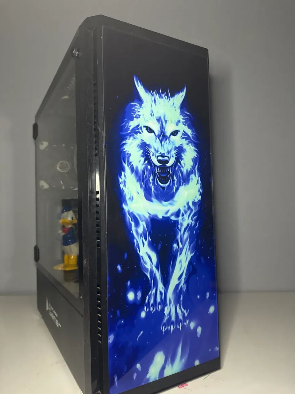 Bluecase Wolf BG-026 Gaming Case + 3 Fans + CPU Cooler (Tempered Glass)