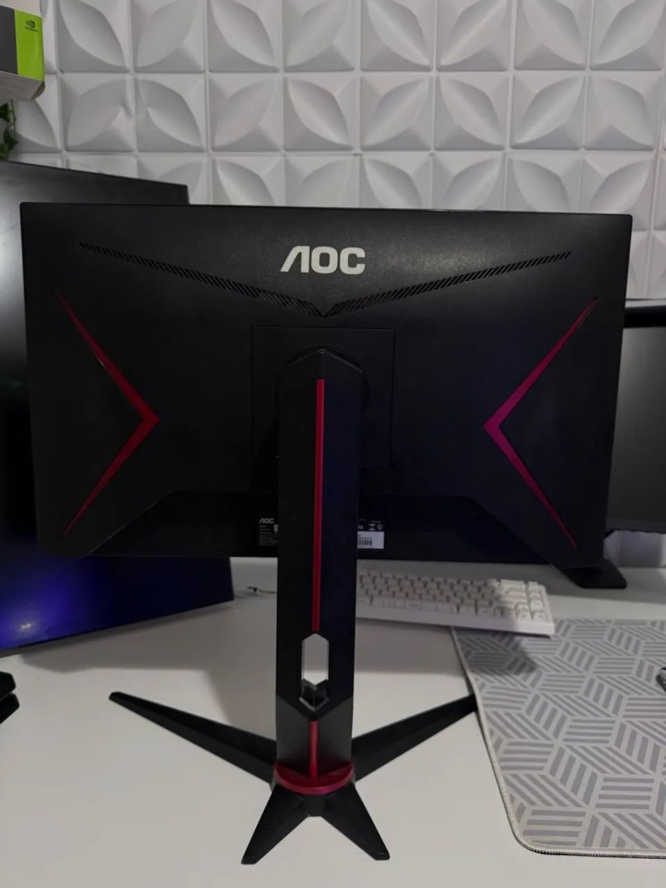 Monitor 144hz aoc 1ms 24 polegadas (pra sair rápido) - Foto 3