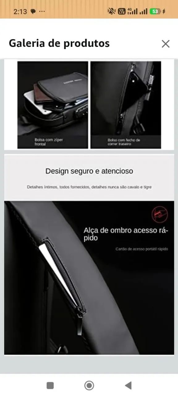 Bolsa Transversal de Ombro  - Foto 4