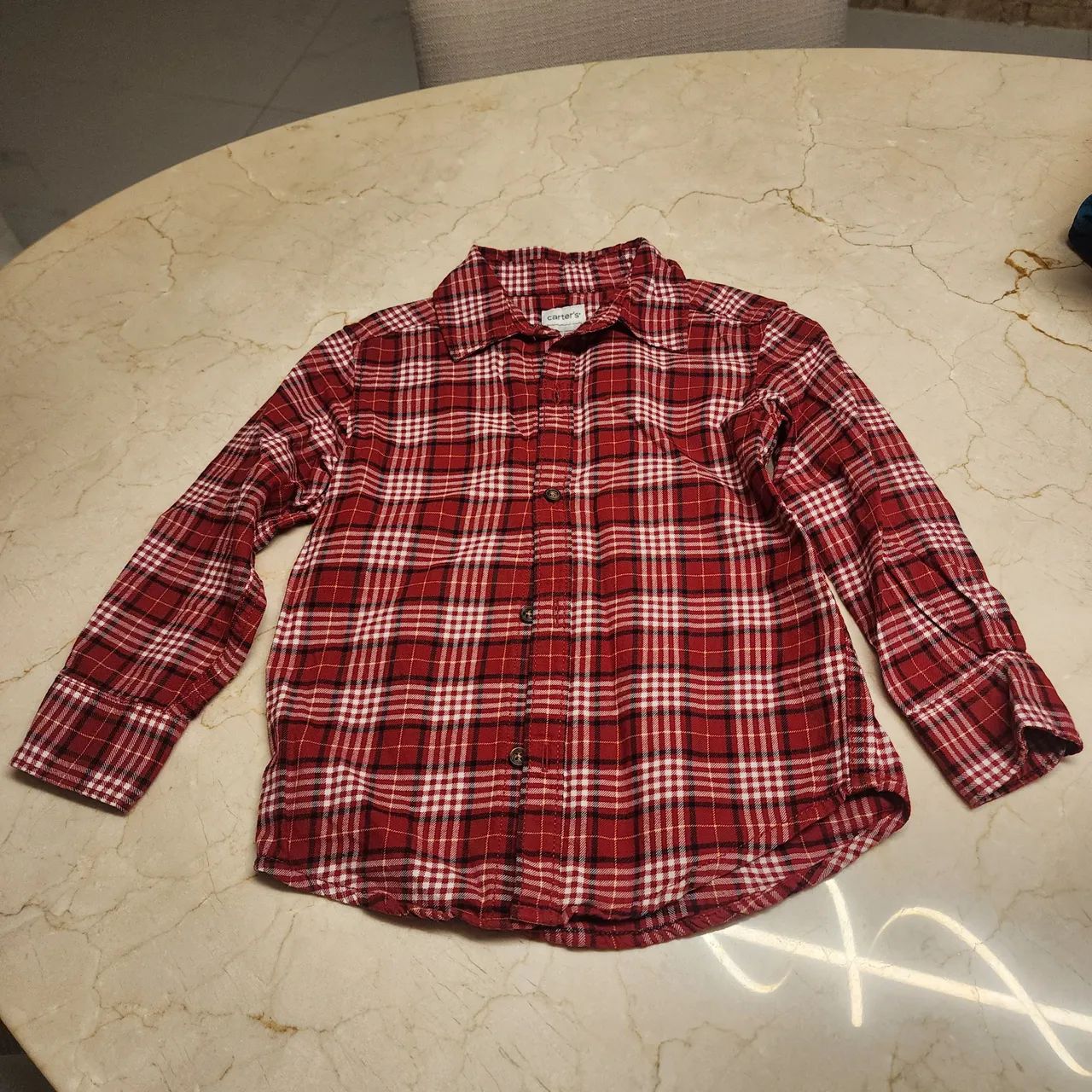 Blusa xadrex carters
