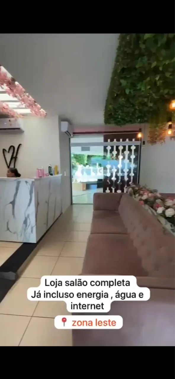Salão completo alugo 