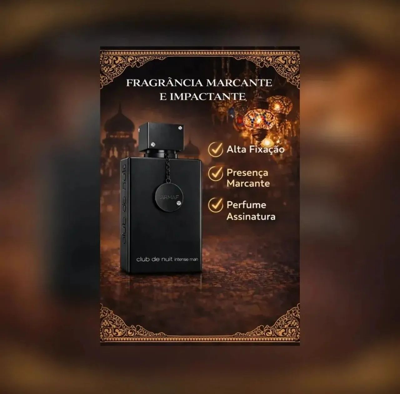 PERFUME  ÁRABE CLUBE NUIT INTENSE EAU DE TOILETTE ARMAF MASCULINO, 105ML - Foto 4