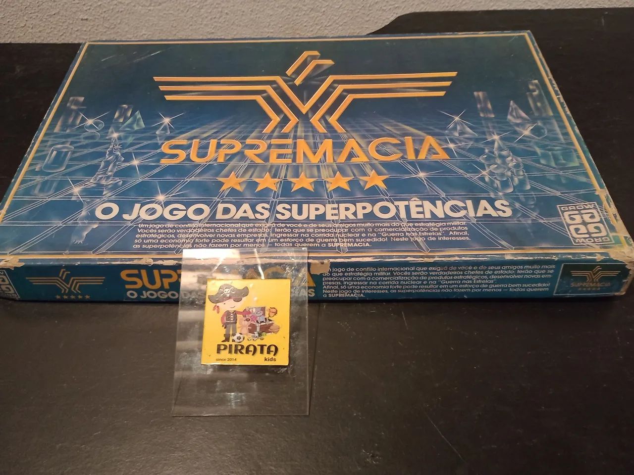 Jogo Tabuleiro Supremacia Grow anos 80 Completo 