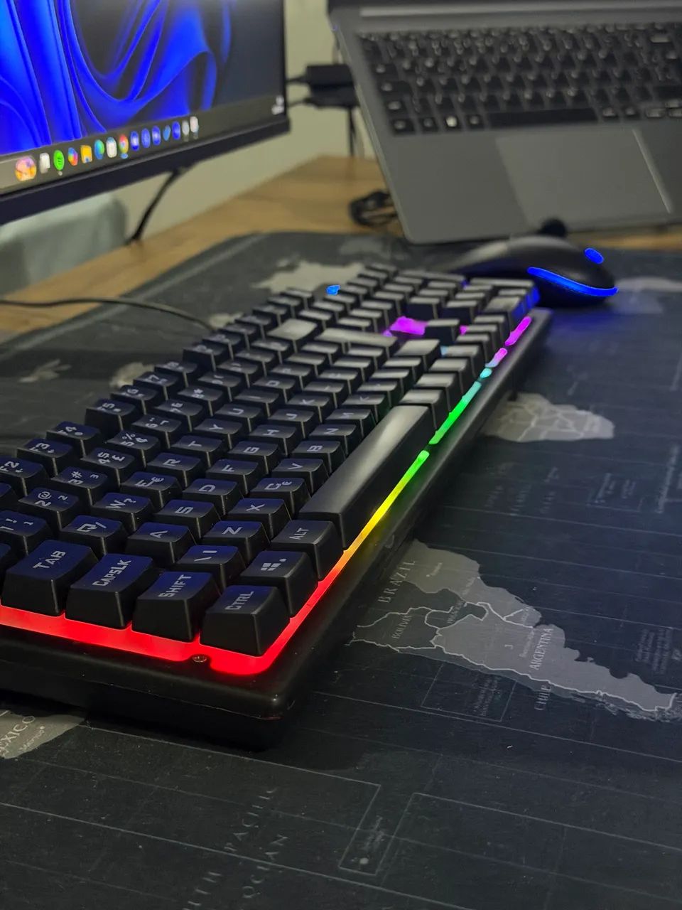 Mouse e teclado gamer hp  - Foto 2