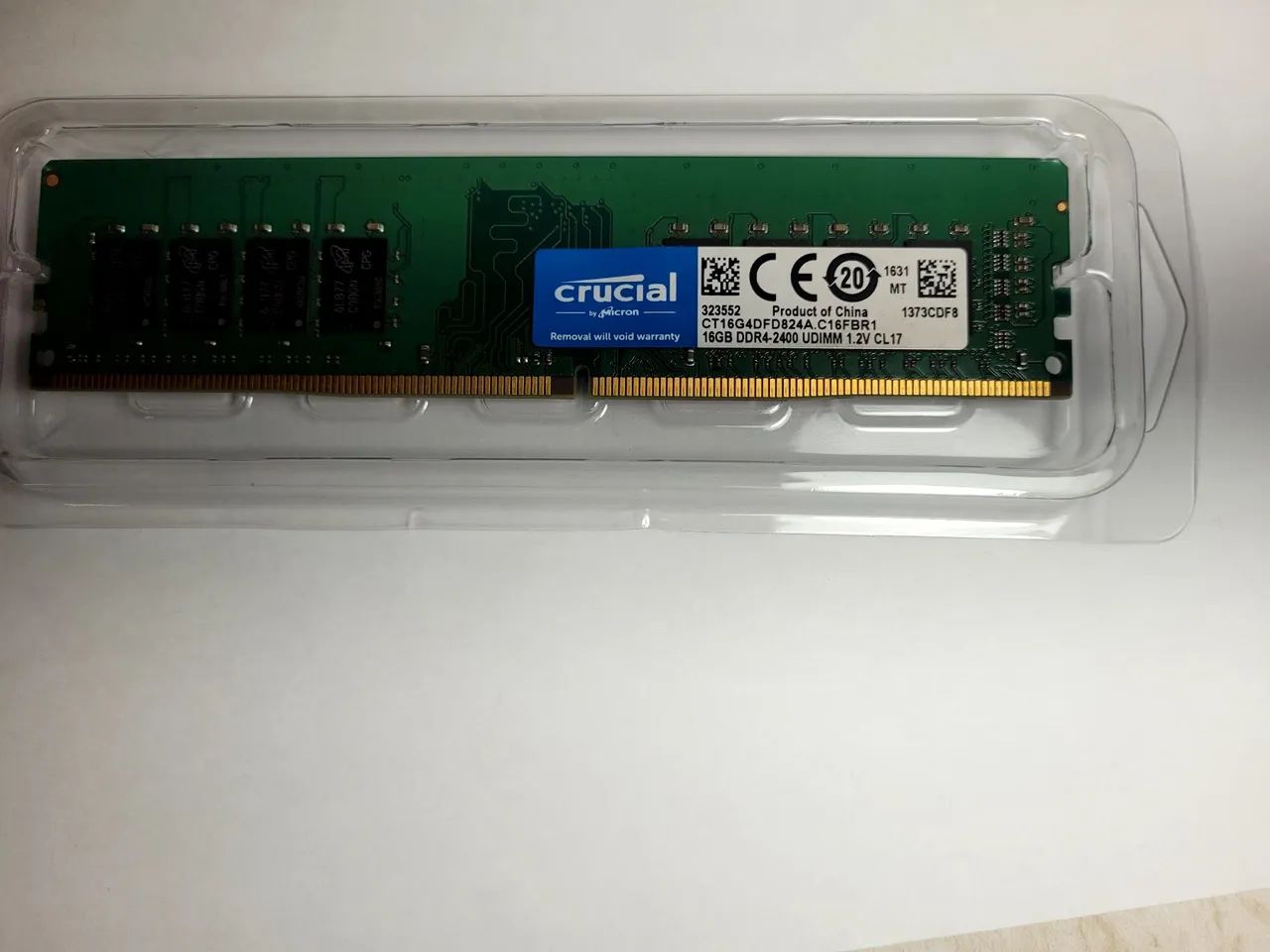 Memória RAM Crucial 16gb DDR4 2400hz