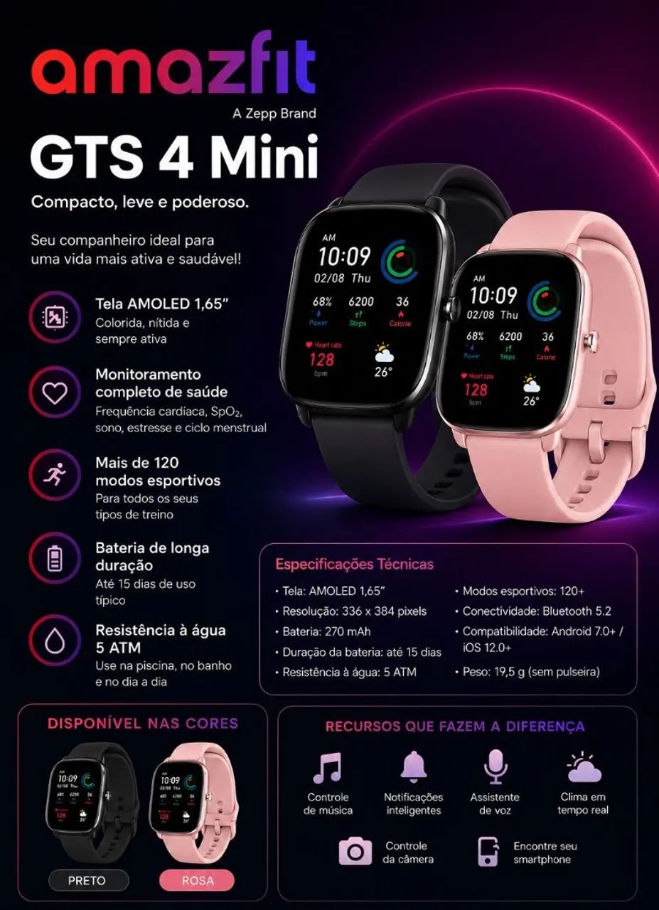 Amazfit GTS 4 mini