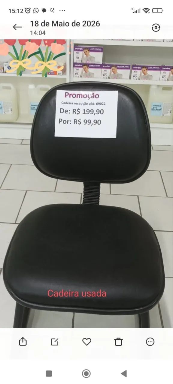 Cadeira de recepção  - Foto 3