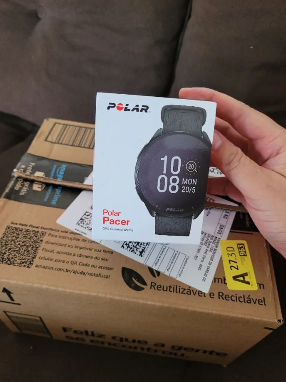 Relógio de corrida com GPS, Polar Pacer