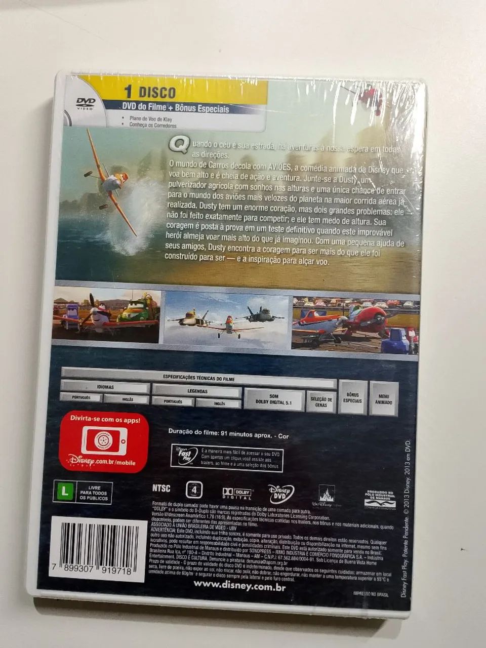 DVD Disney Aviões original lacrado  - Foto 2