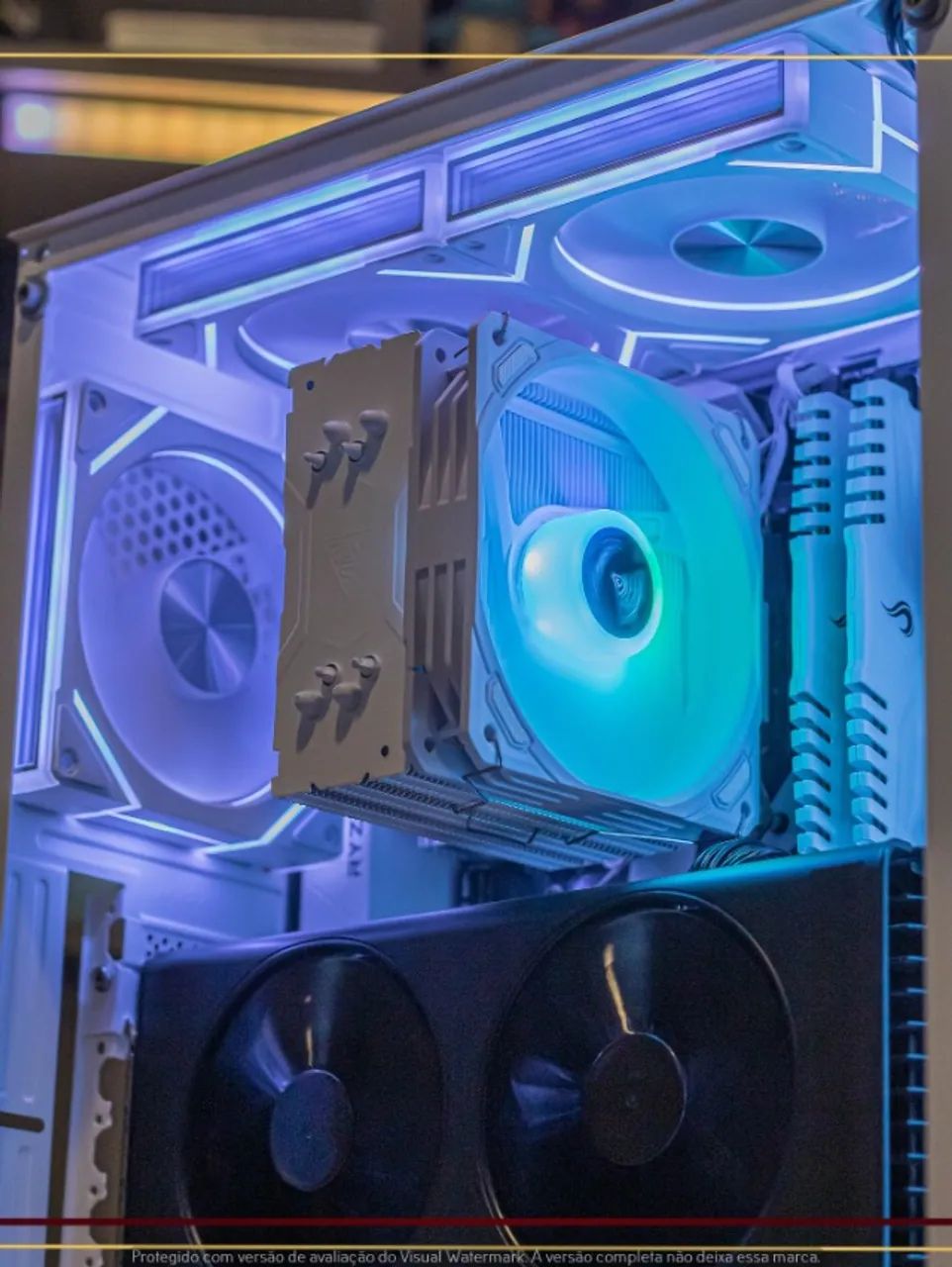Setup Ryzen 5 3600, 16gb, 1tb SSD, RX 5700, Air Cooler, Fonte 500W, Gabinete Risemode - Foto 4