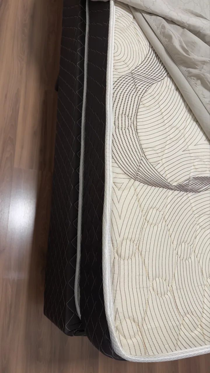 Cama box casal (box+colchão) - Foto 4