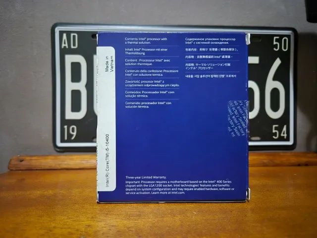 (Caixa Vazia) Caixa do Processador Intel Core i5 10400 - Foto 4